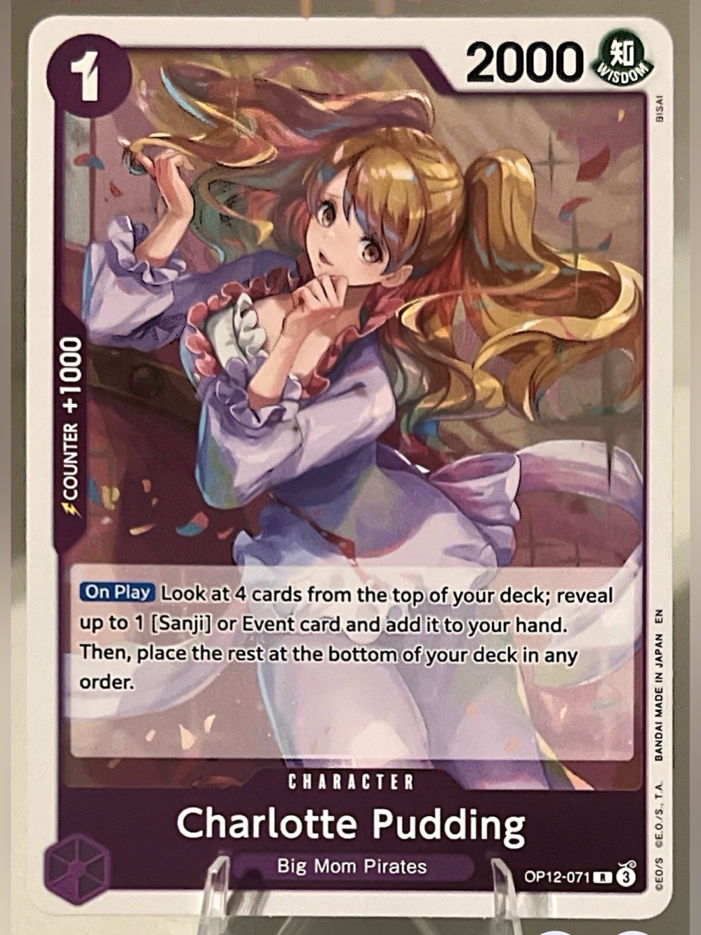 One Piece TCG: Legacy Of The Master - CHARLOTTE PUDDING OP12 - 071 NM